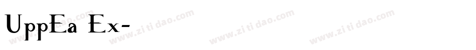 UppEa Ex字体转换